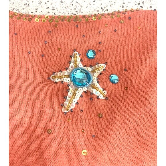 Vintage Jack B Quick Women's Top Size Medium Starfish - Picture 10 of 15